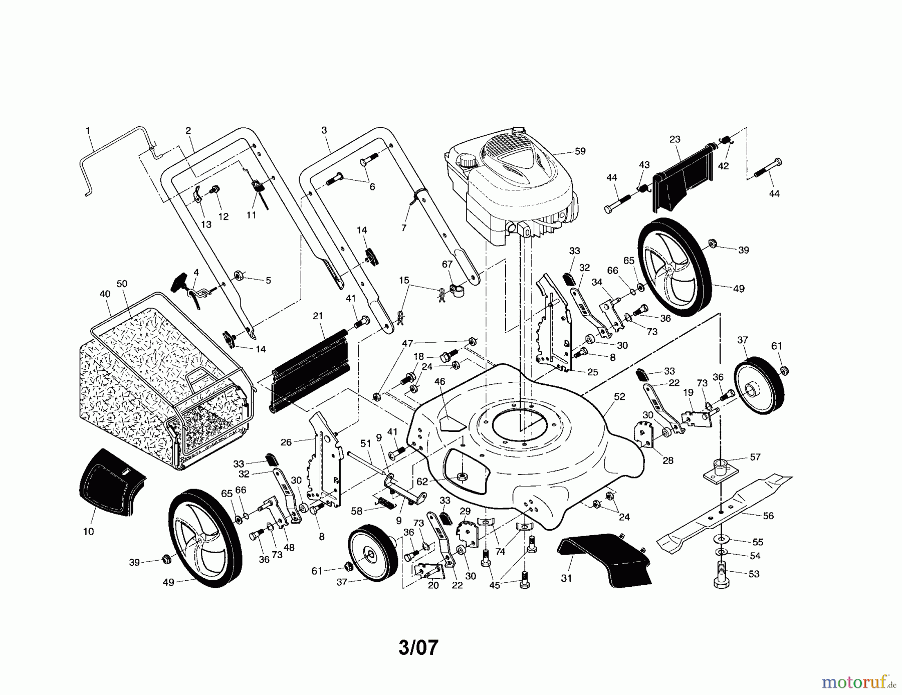  CRAFTSMAN Divers RASENMÄHER 917.388141 Seite 1