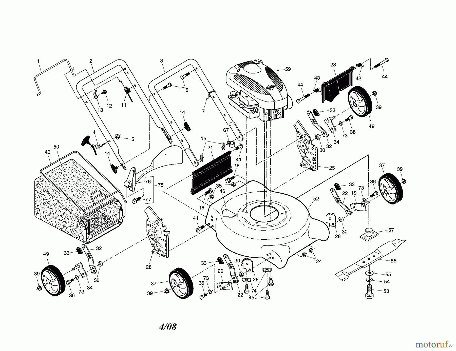 CRAFTSMAN Divers RASENMAHER 917.388190 Seite 1