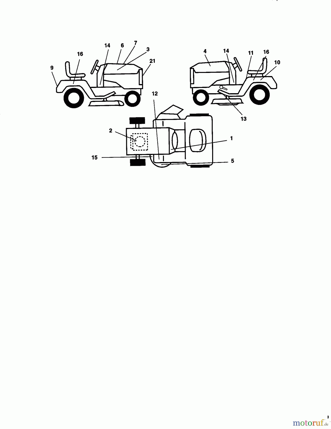 CRAFTSMAN Divers RASENTRAKTOR 917.270513 Seite 7