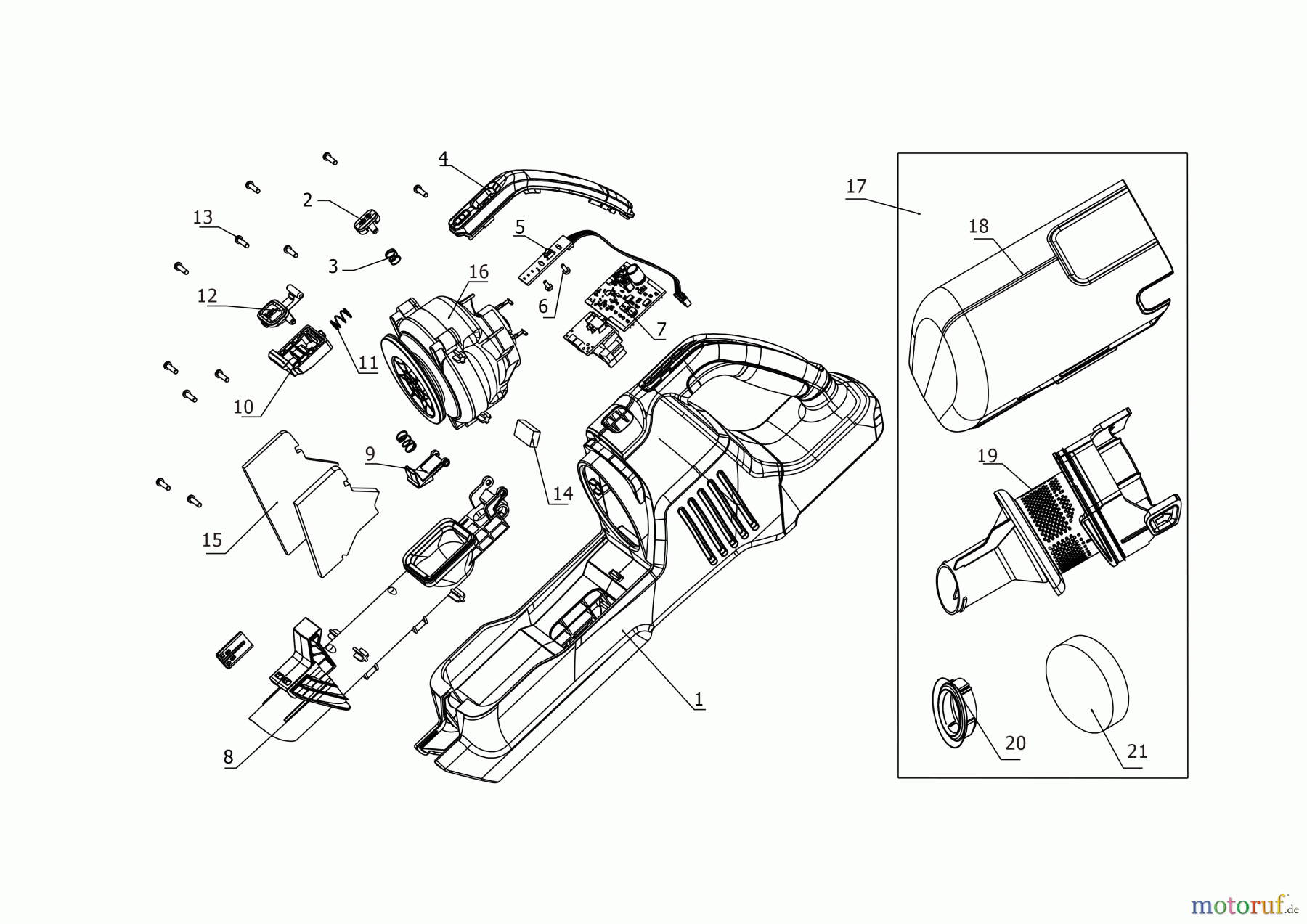 BLACK+DECKER HAUSHALT REINIGUNG STAUBSAUGER REVSV18D1 Seite 3