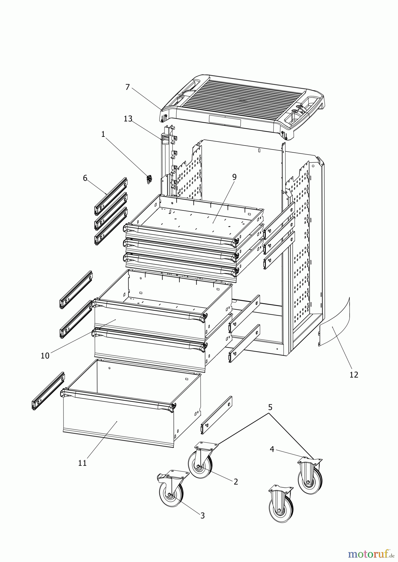  FACOM STORAGE WERKSTATTWAGEN ROLL.6GM3 Seite 2