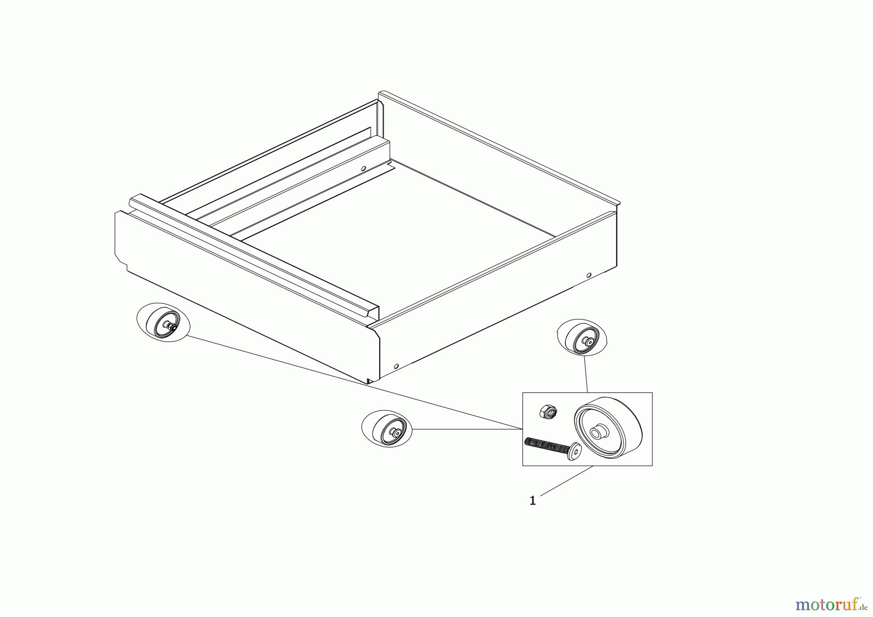  FACOM STORAGE WERKSTATTWAGEN RWS2-DRAWERBS Seite 1