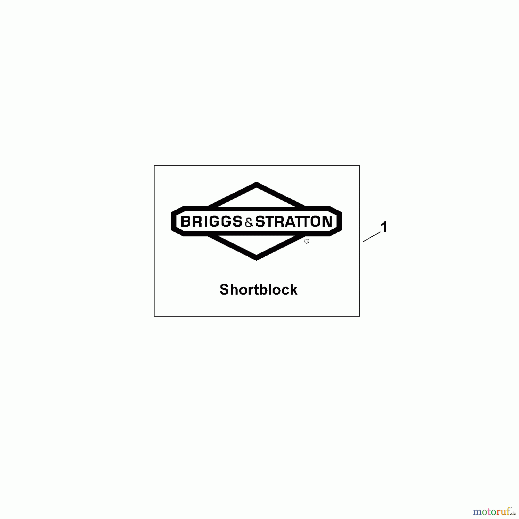 Viking Motoren B & S 12. . . 12H882-0679-B1 G - Teilemotor (Shortblock)