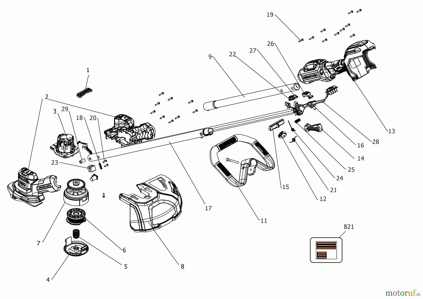  STANLEY OUTDOOR AKKU-RASENTRIMMER SFMSTB930B Seite 1