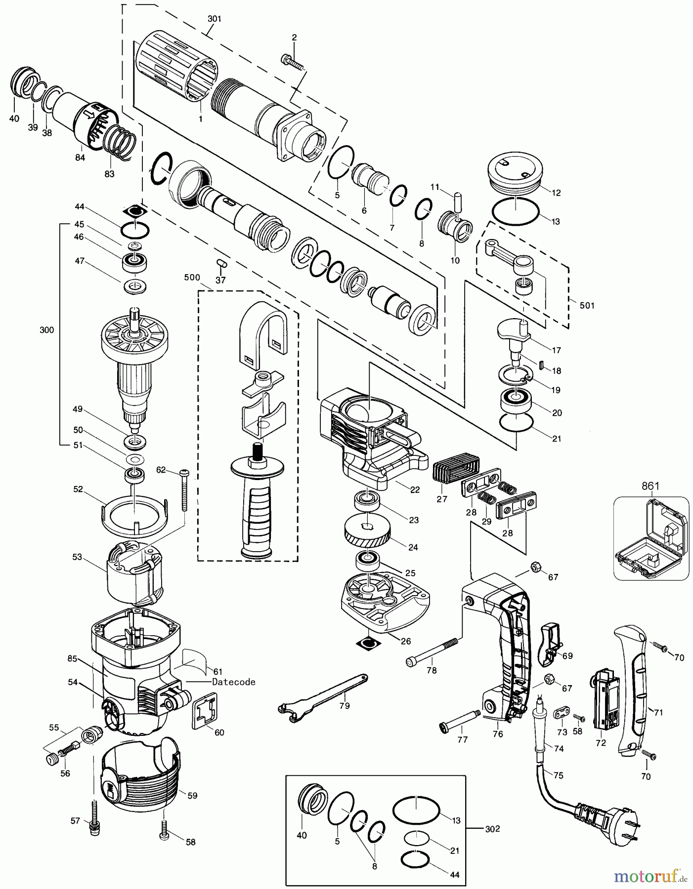  STANLEY DRILLS PERCUSSION DRILLS 1010W 5KG SDS MAX DEMO HA SHM5K Seite 1
