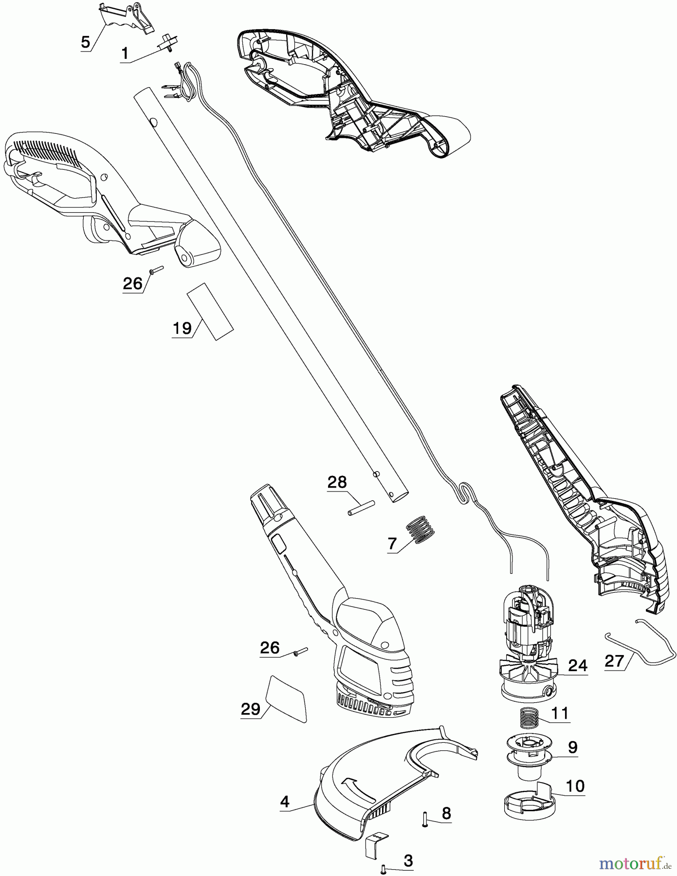 BLACK+DECKER AUSSERHALB HECKENSCHEREN, FADENTRIMMER, SCHEREN 400W STRING TRIMMER (12
