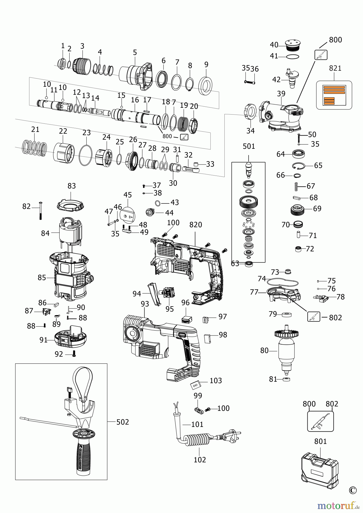  STANLEY HAMMERS ROTARY HAMMERS SDS-PLUS DREHHAMMER STHR323K Seite 2