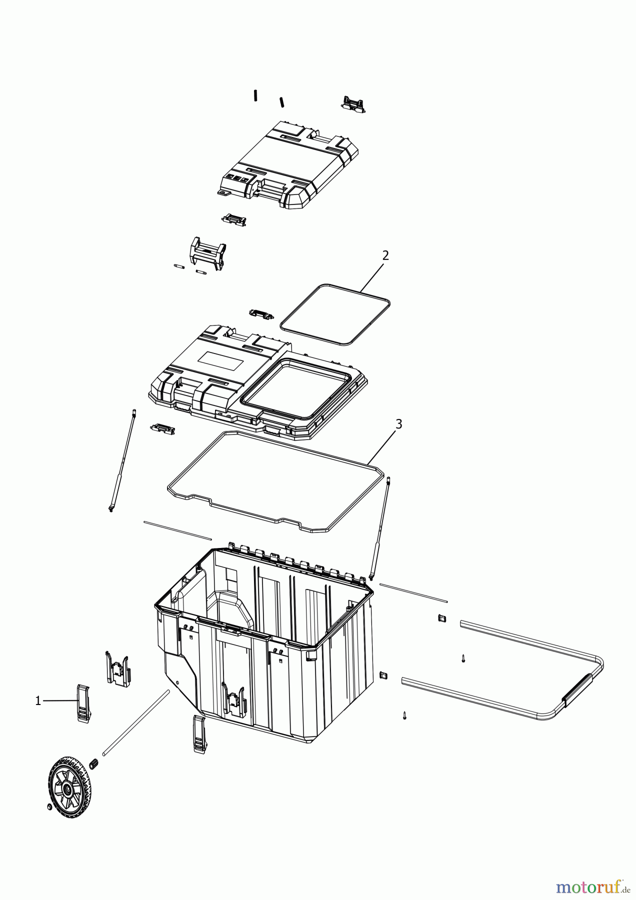 CRAFTSMAN STORAGE WERKZEUGKASTEN CMST17870 Seite 1
