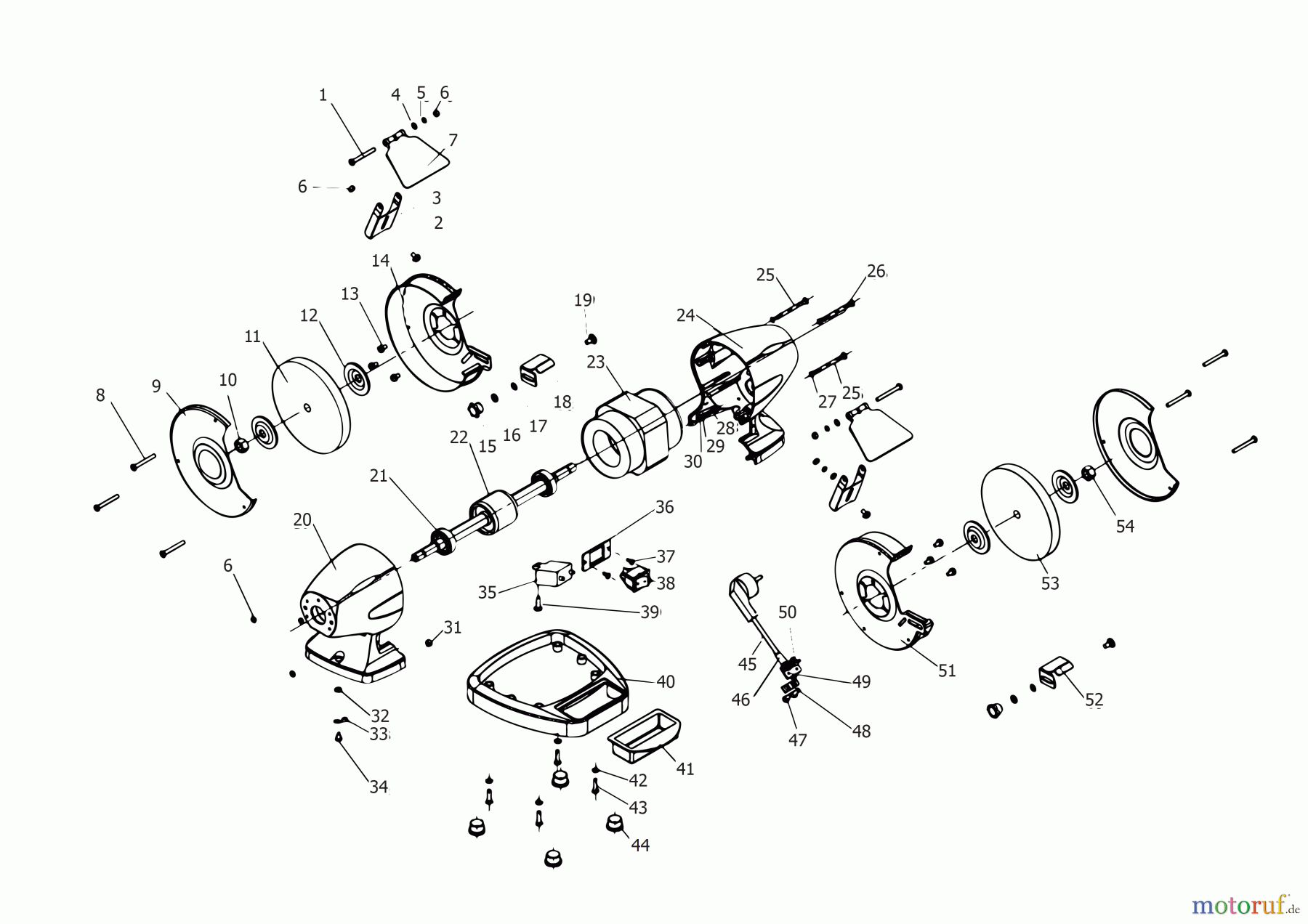  STANLEY METAL WORKING BENCH GRINDERS TISCHSCHLEIFMASCHINE SXGB150E Seite 1