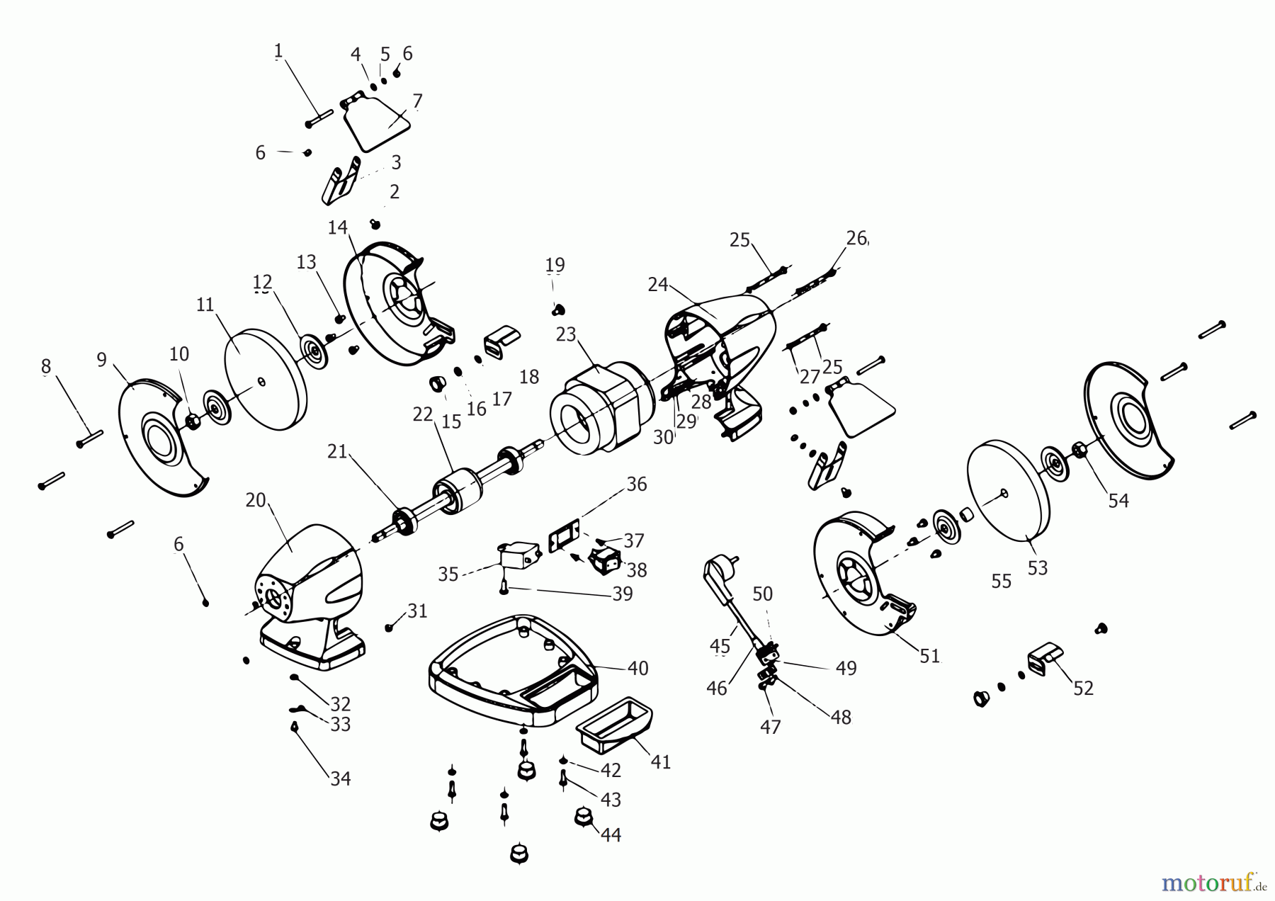 STANLEY METAL WORKING BENCH GRINDERS TISCHSCHLEIFMASCHINE SXGBP150E Seite 1