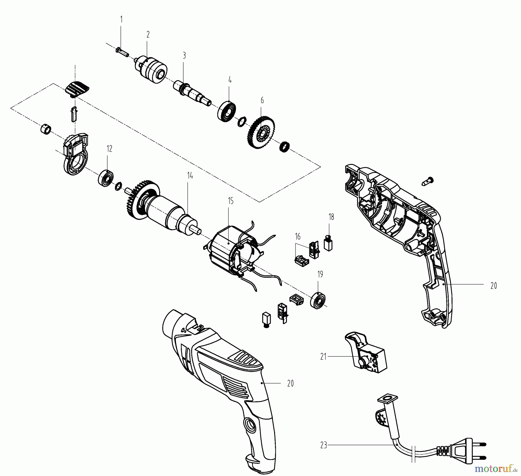  BLACK+DECKER Divers BOHRHAMMER TD450 Seite 1