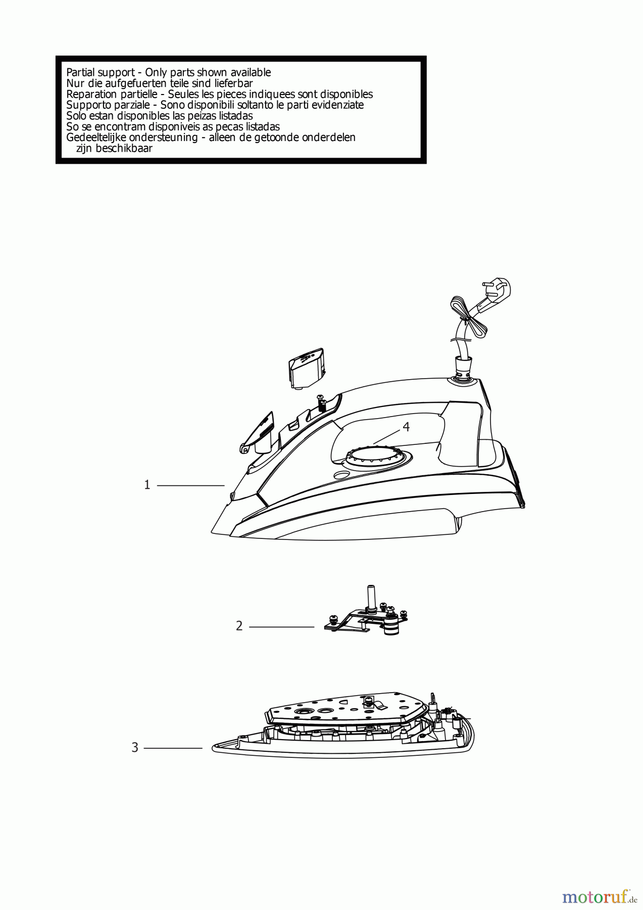 BLACK+DECKER HAUSHALT BÜGELEISEN DAMPFBÜGELEISEN X1750 Seite 1