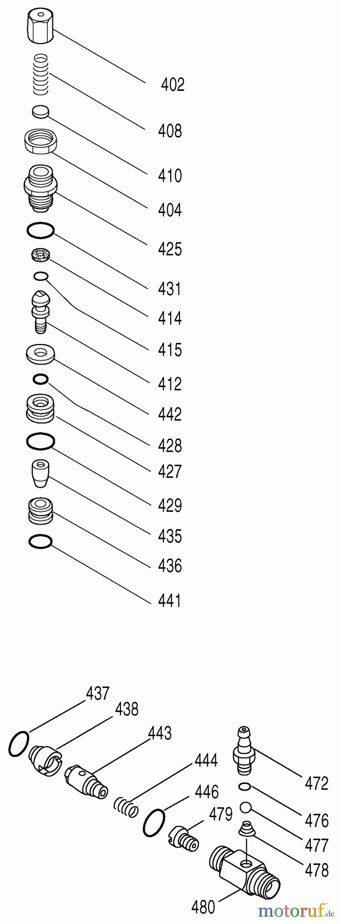  OEM Black und Decker Divers P 2800PSI 3.0GPM 6.5HP H ZR2800 Seite 2