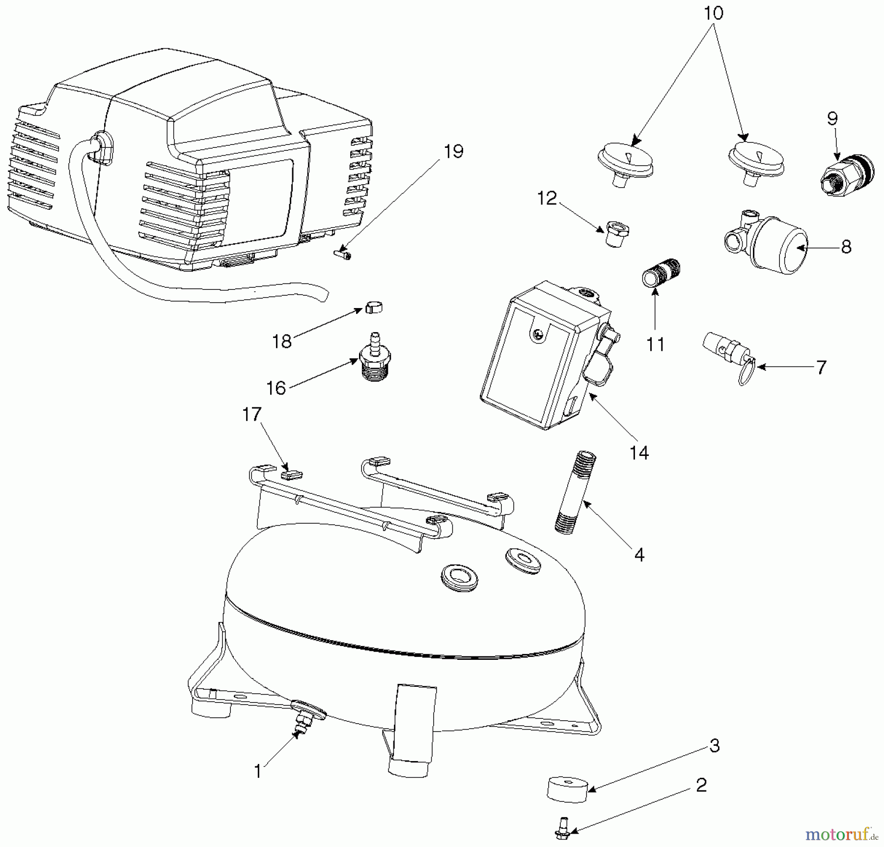OEM Black und Decker Divers A 2.0HP 4G PC UM 1STG 120 YD76B Seite 1