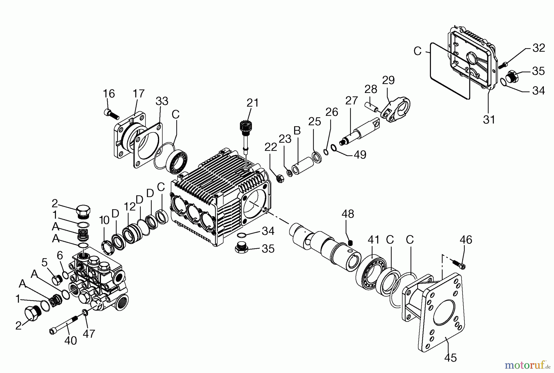 DEVILBISS Divers P 3600PSI 3.5GPM 13HP H H PWH3635 Seite 1