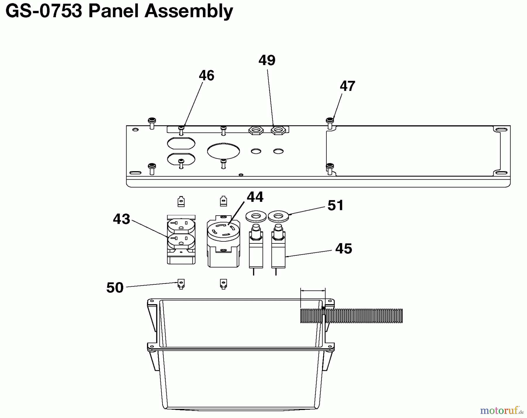  PORTER CABLE Divers G 5000W 10HP B&S BS500 Seite 3