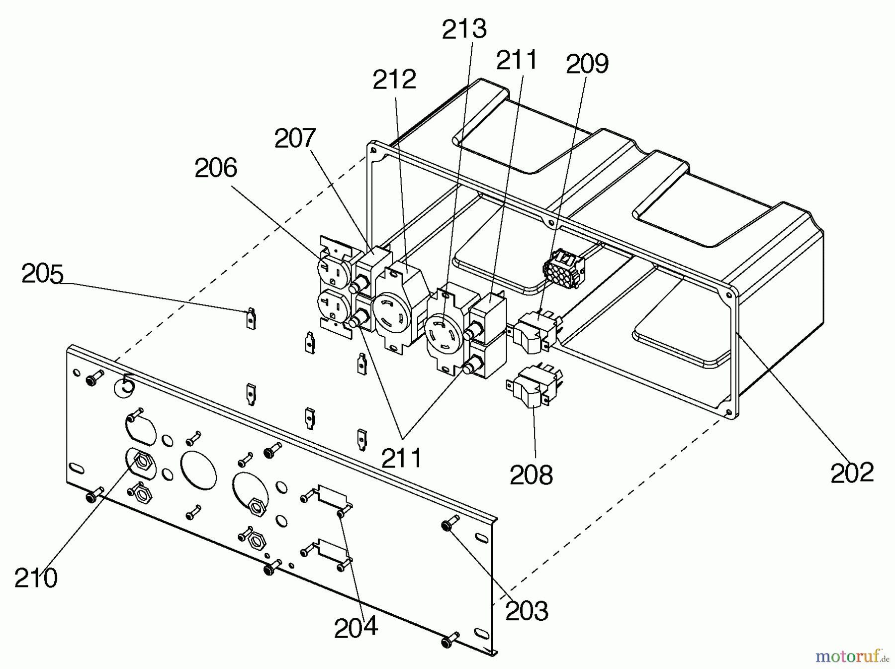 PORTER CABLE Divers G 8000W 14HP B&S BSV800 Seite 4