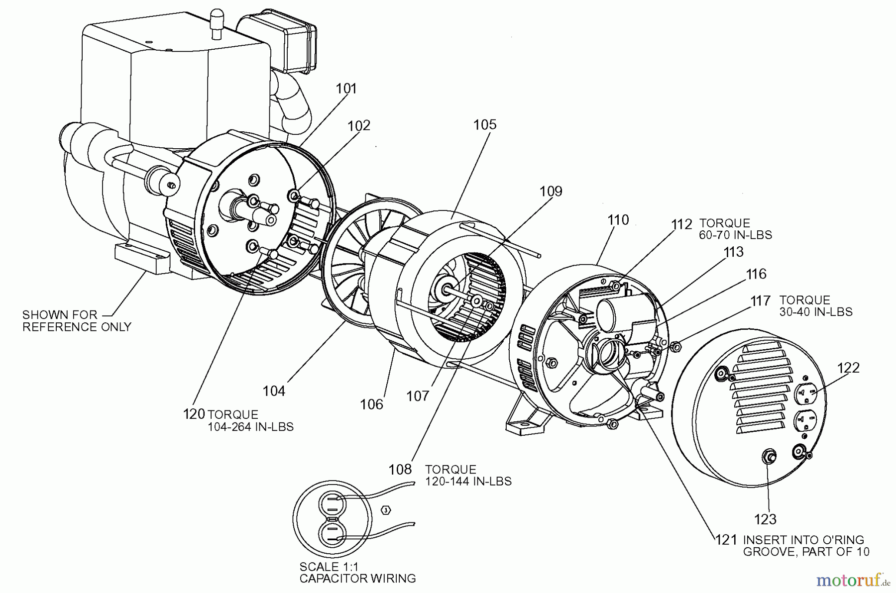 PORTER CABLE Divers G 2500W 5HP HONDA CH250 Seite 2