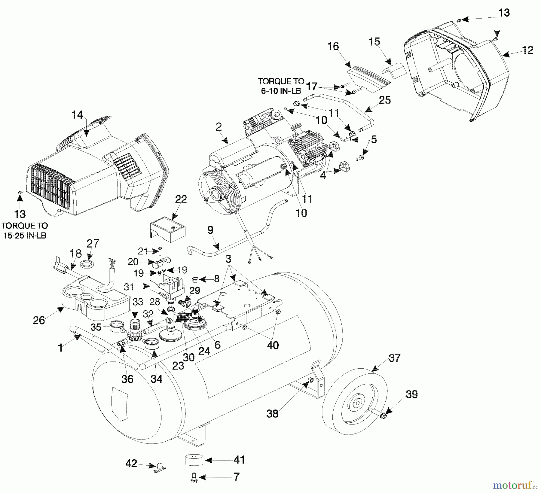  OEM Black und Decker Divers A 3.5HP 20G HP TV 1STG 12 4UP73 Seite 2