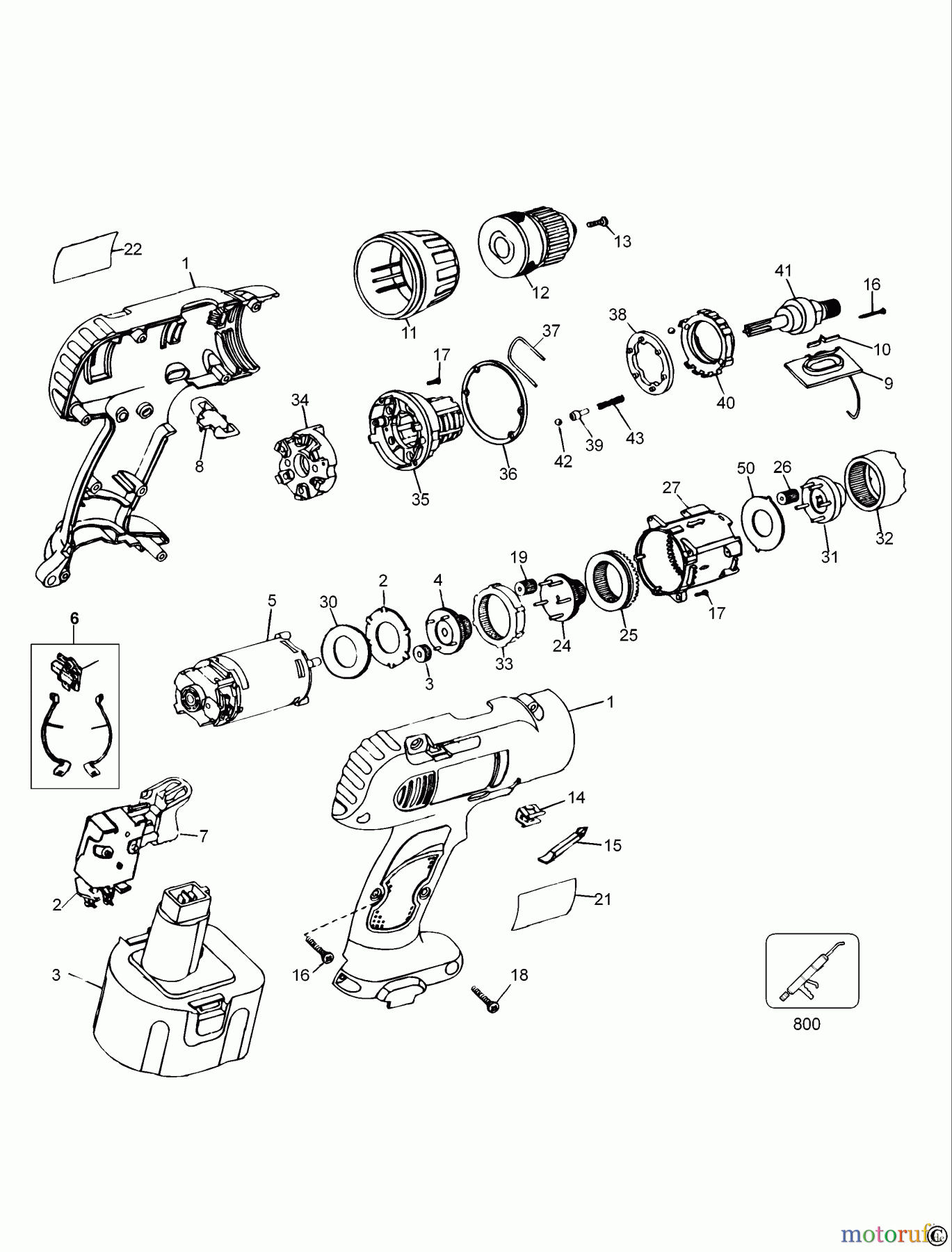 DEWALT AKKUBOHRER CDLS DRILLS 18V AKKU-BOHRMASCHINE DW995 Seite 1