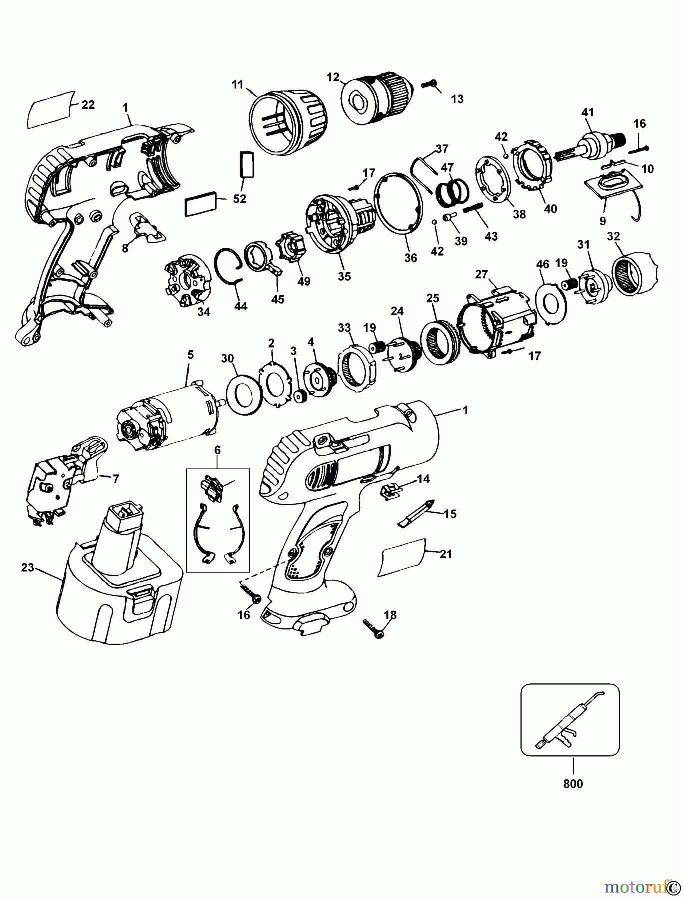 DEWALT AKKUBOHRER CDLS DRILLS 18V AKKU-BOHRMASCHINE DW997 Seite 1