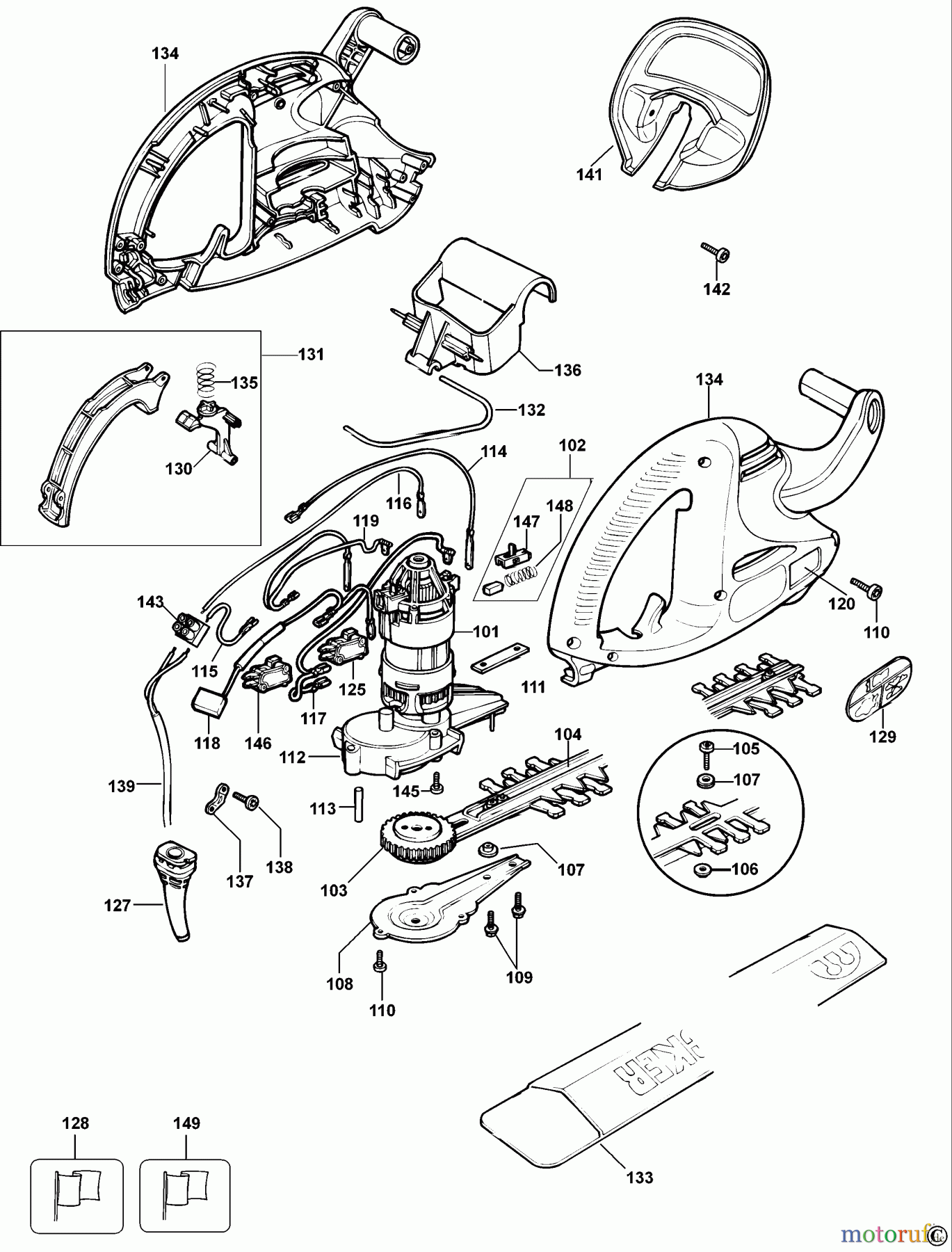 BLACK+DECKER AUSSERHALB HECKENSCHEREN, FADENTRIMMER, SCHEREN HECKENSCHERE GT25 Seite 1