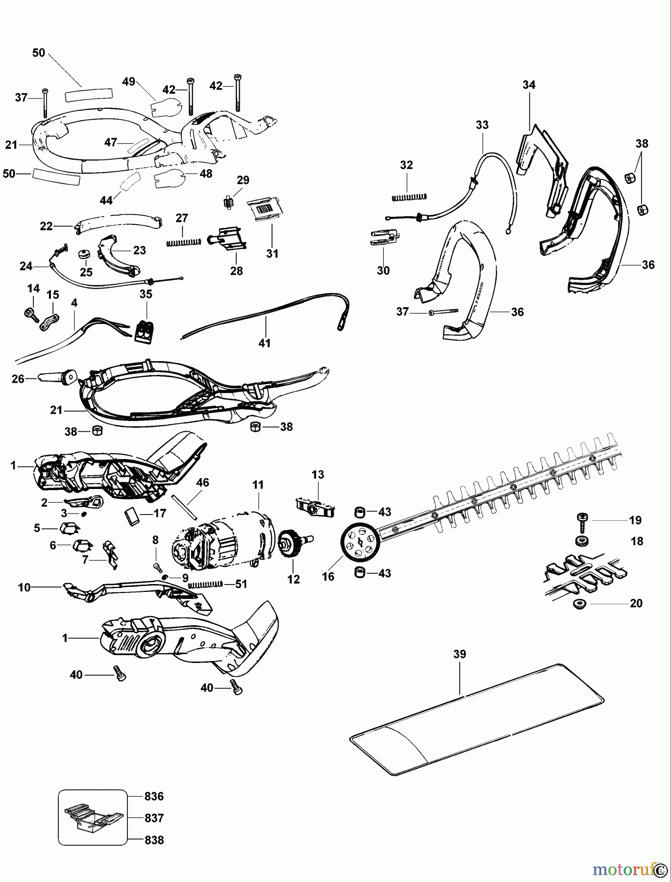 BLACK+DECKER AUSSERHALB HECKENSCHEREN, FADENTRIMMER, SCHEREN HECKENSCHERE GT371 Seite 1