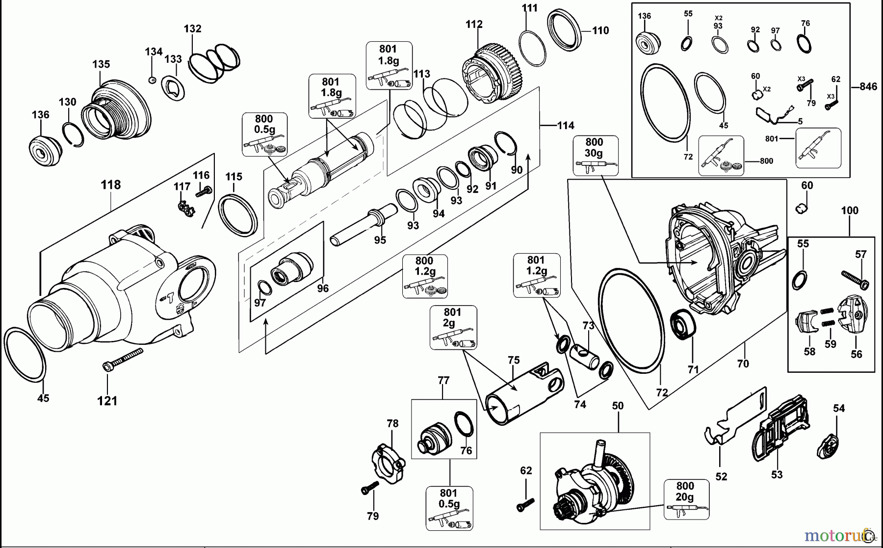  DEWALT Bohrhämmer Bohrhämmer SDS-PLUS DREHHAMMER D25223K Seite 2