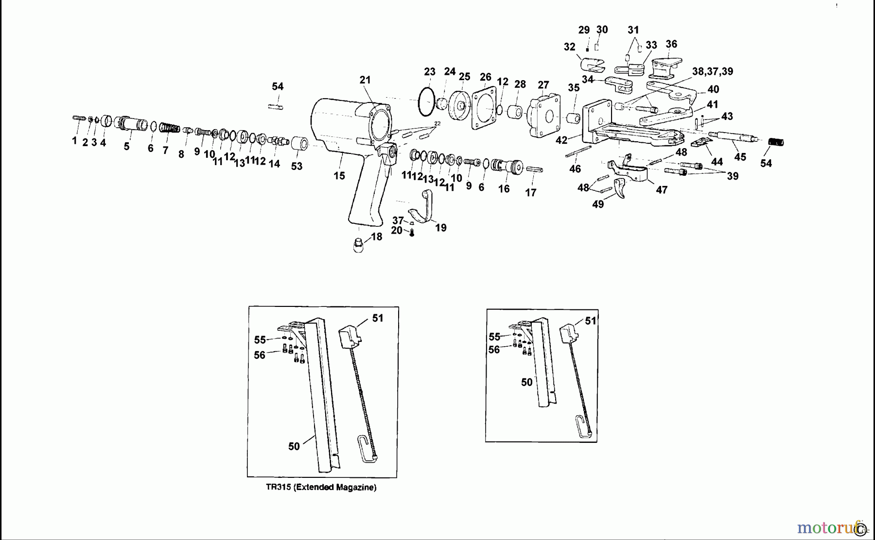 BOSTITCH RINGER ZANGE TR313 Seite 1