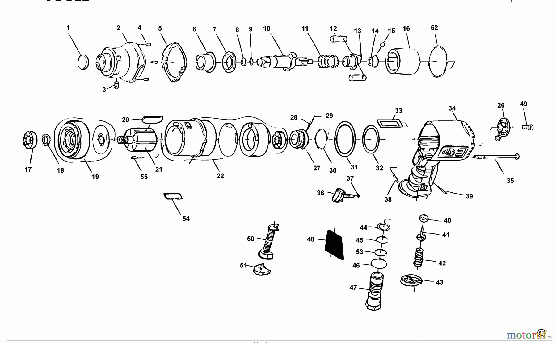  MAC POWER TOOLS SCHLAGSCHRAUBENSCHL. AWP612Q Seite 1