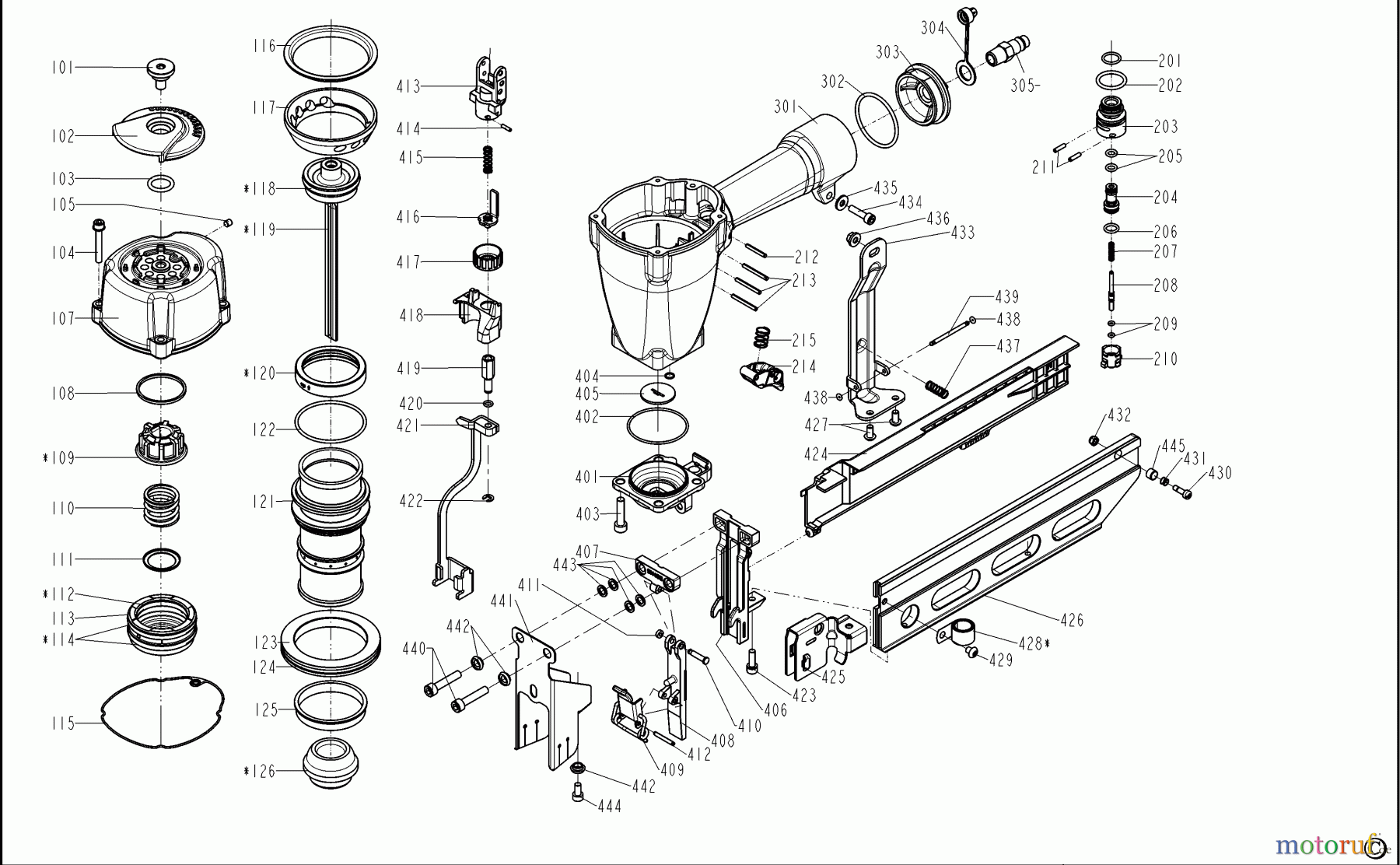 BOSTITCH STAPLER HEFTER S4765-1-E Seite 1