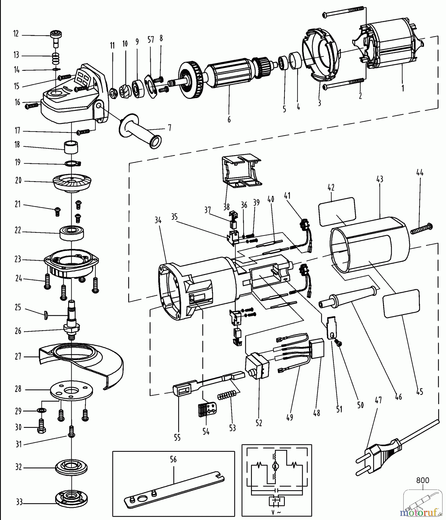 BLACK+DECKER Divers KLEINER WINKELSCHLEIFER G730 Seite 1