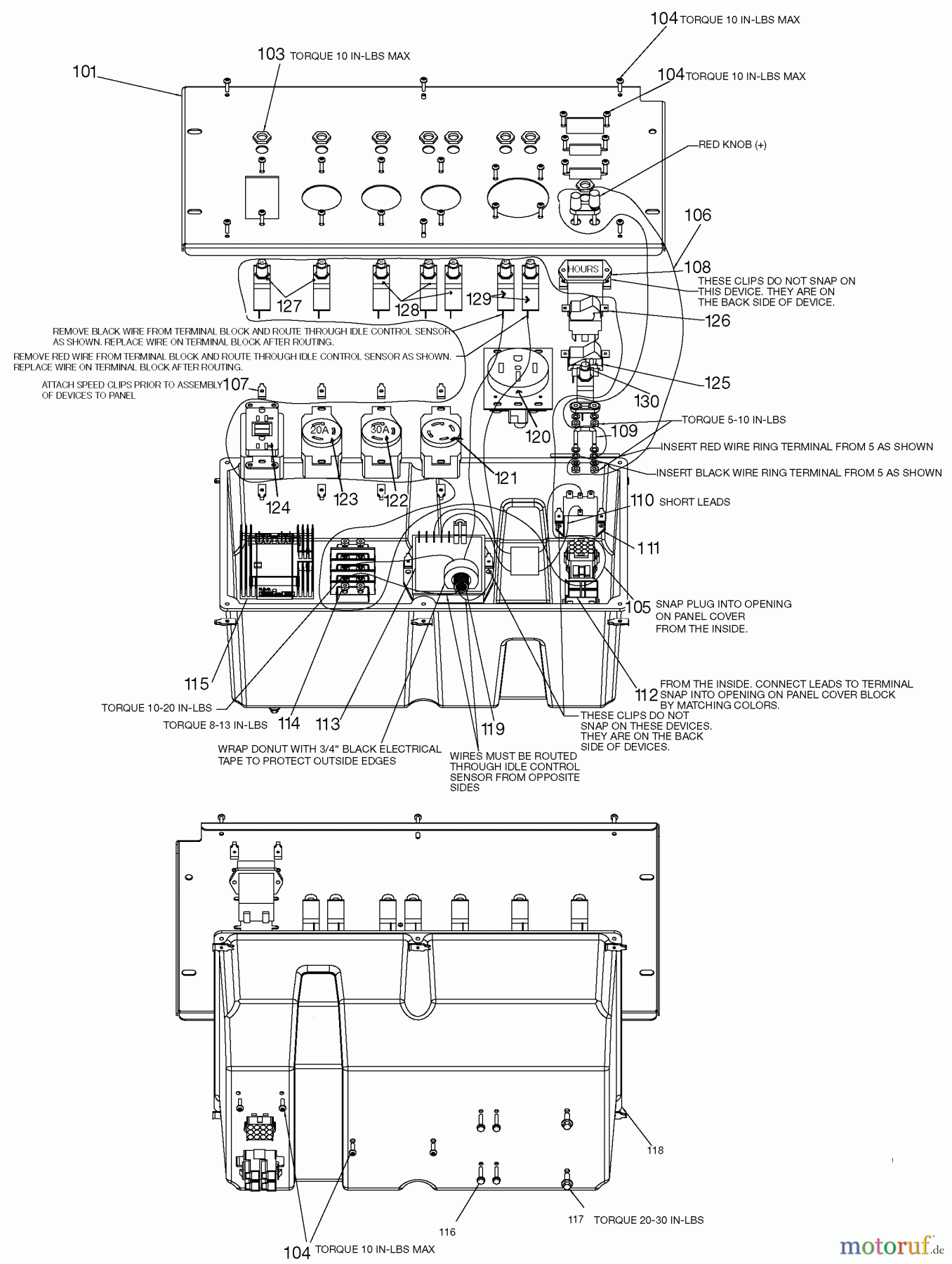 PORTER CABLE Divers G 10000W 20HP HONDA H1000 Seite 4