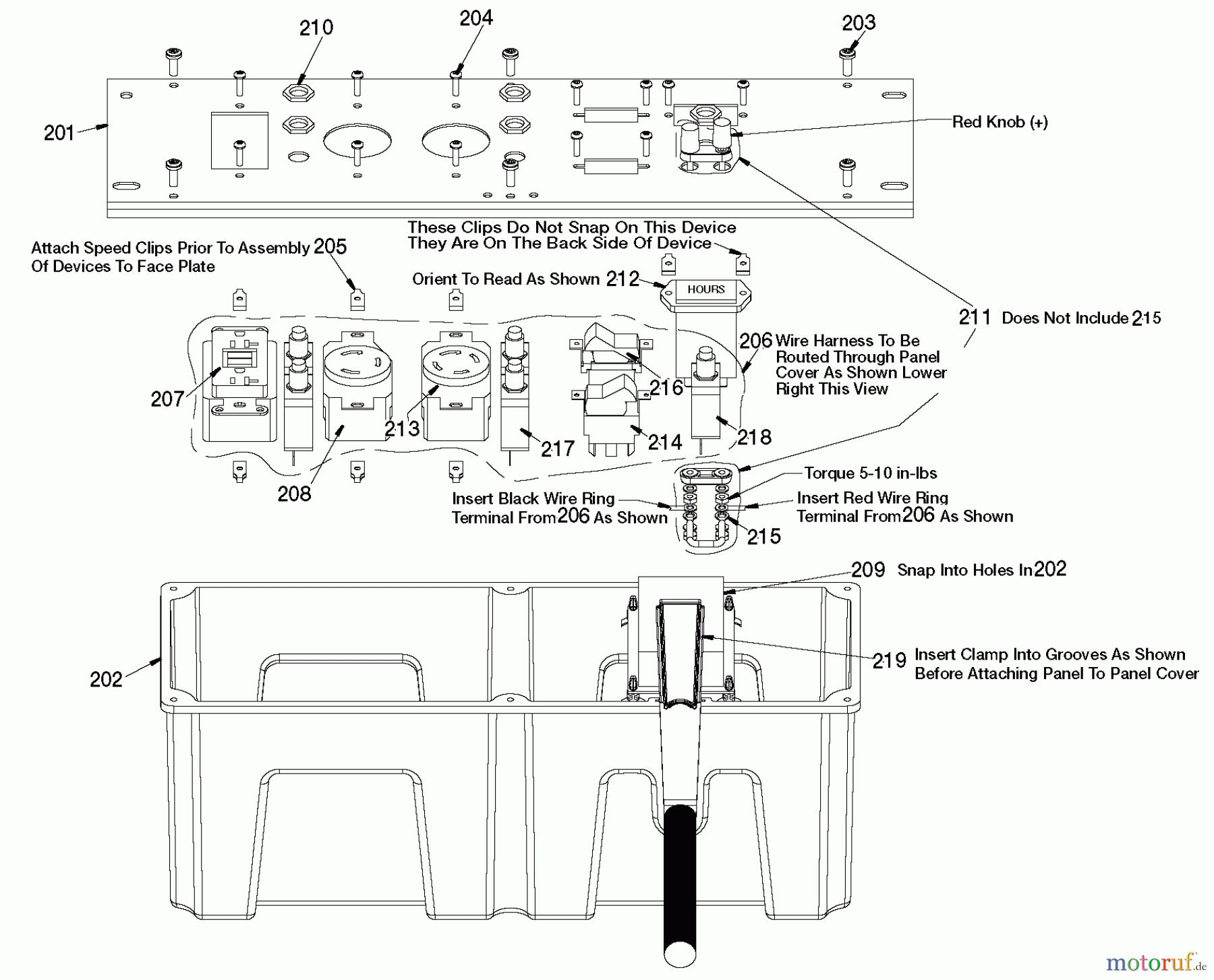PORTER CABLE Divers G 4500W 9HP HONDA H450IS-W Seite 1
