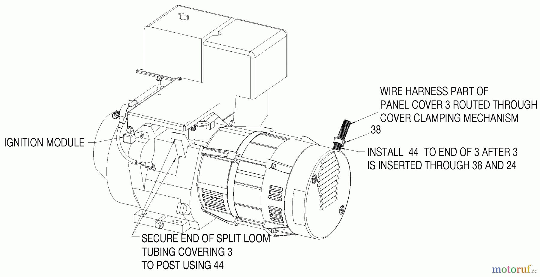  PORTER CABLE Divers G 4500W 9HP HONDA H450IS-W Seite 4
