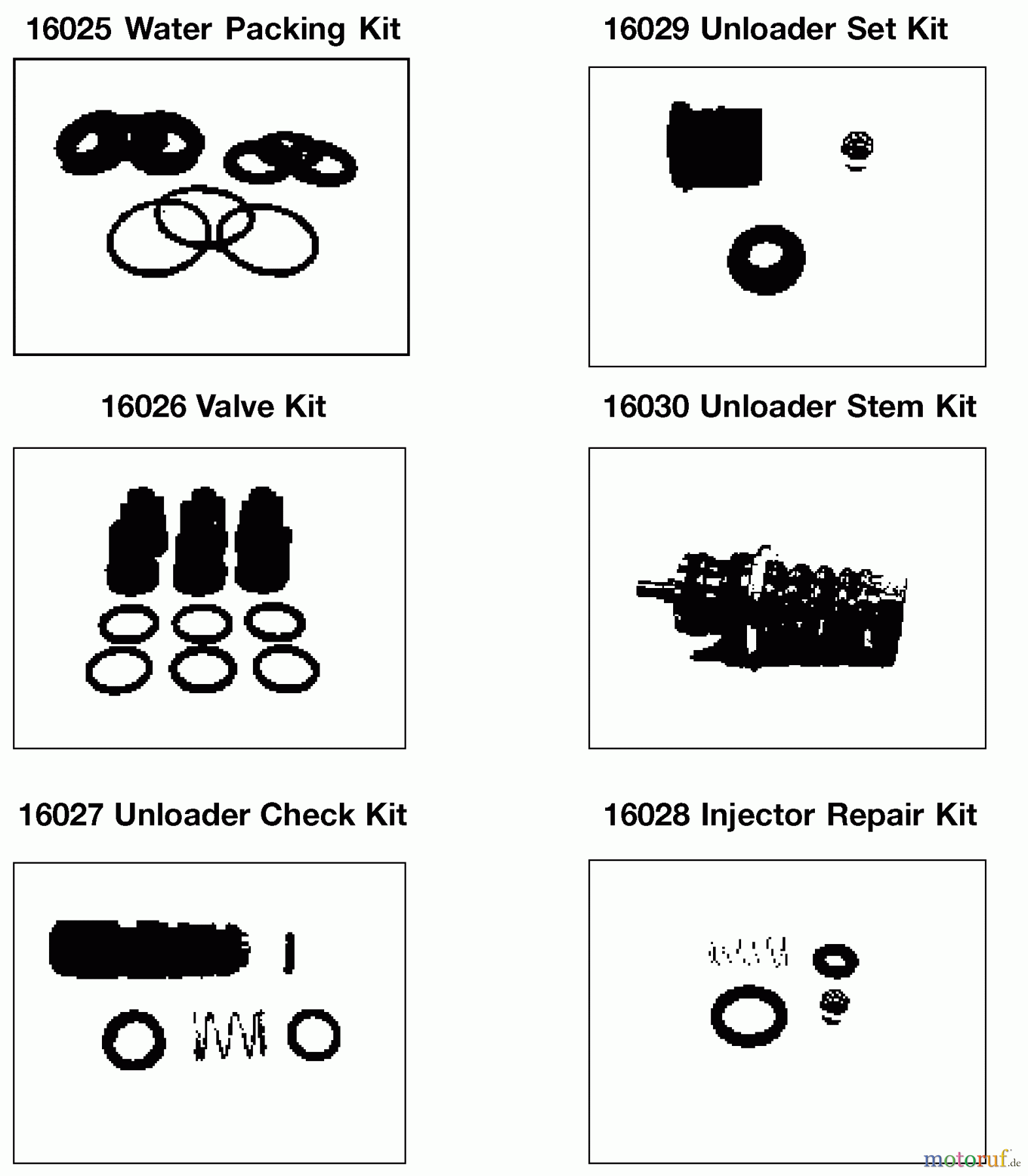 OEM Black und Decker Divers P 1700PSI 2.0GPM 5.0HP B& WGV1721 Seite 2