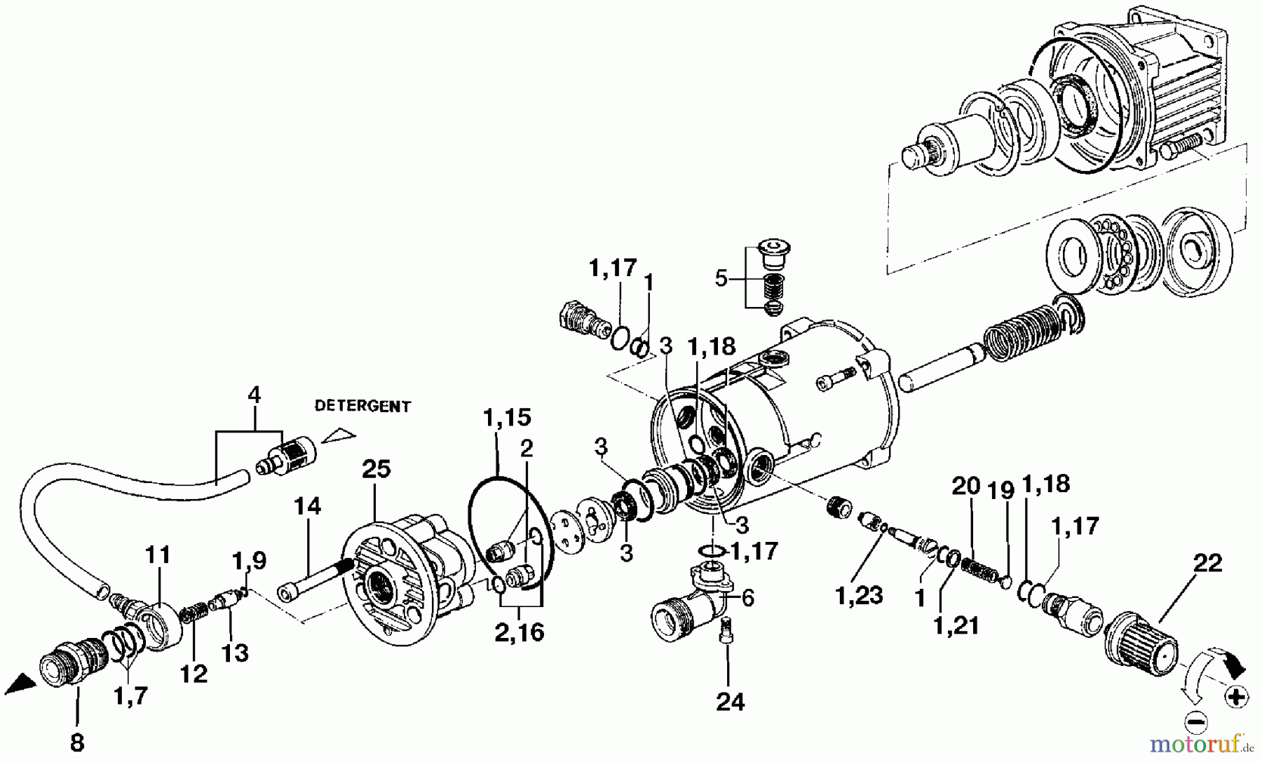 OEM Black und Decker Divers P 1400PSI 2.0GPM 3.5HP TE WG1420 Seite 1