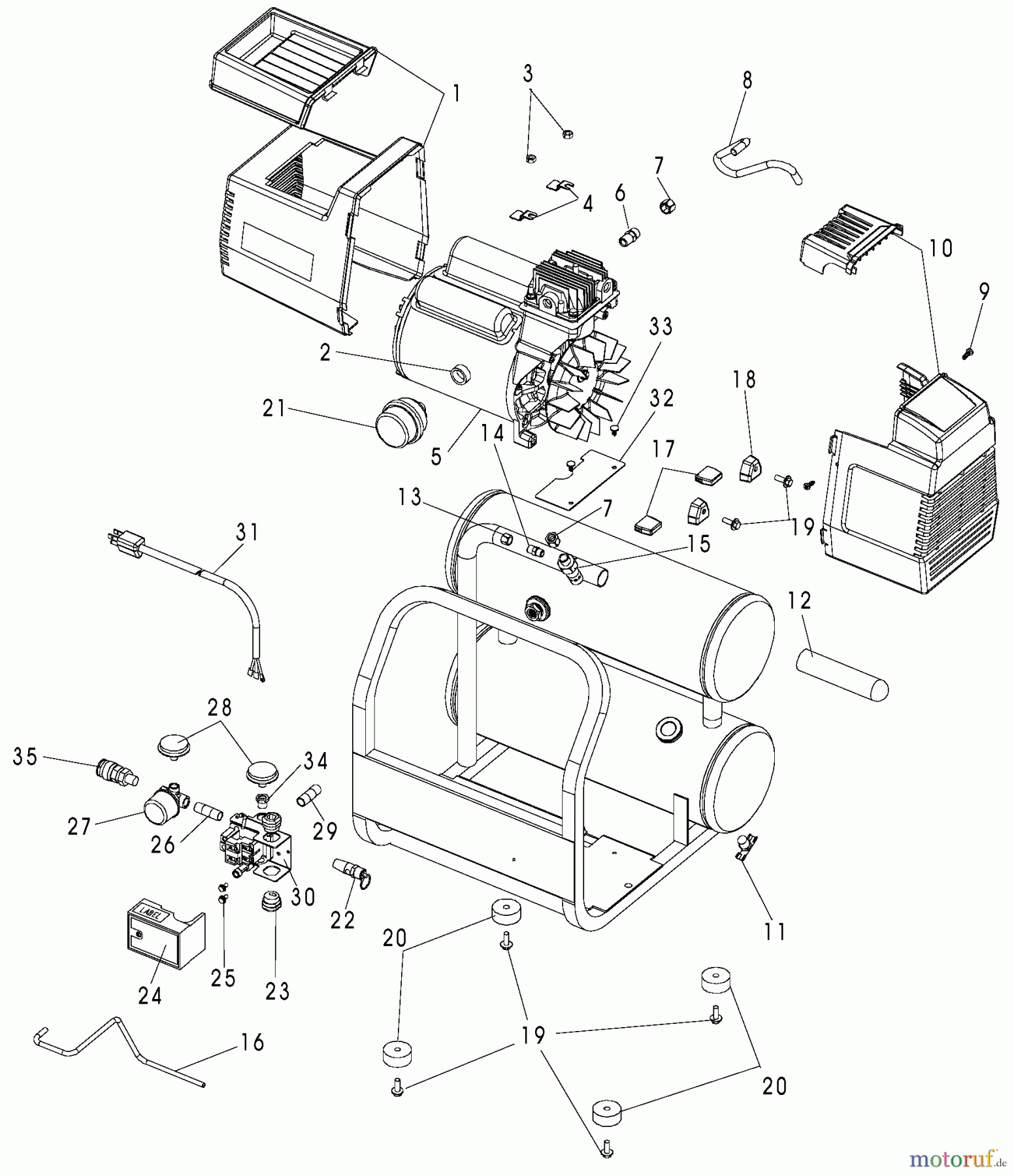 OEM Black und Decker Divers A 2.0HP 4G SS PL 1STG 120 SDSC2E4STD Seite 1