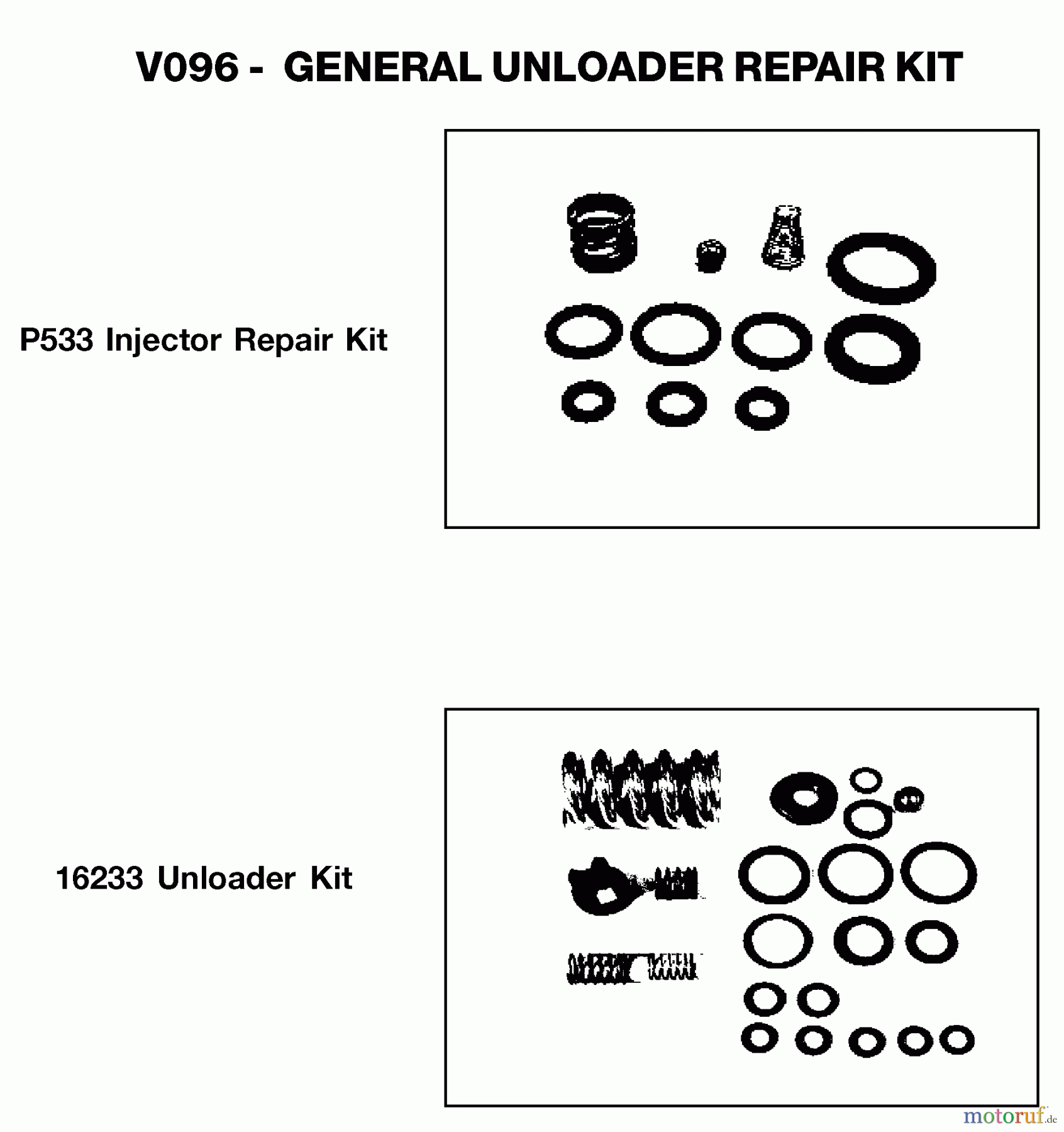  OEM Black und Decker Divers P 2800PSI 3.5GPM 9.0HP B& 2835WB Seite 5