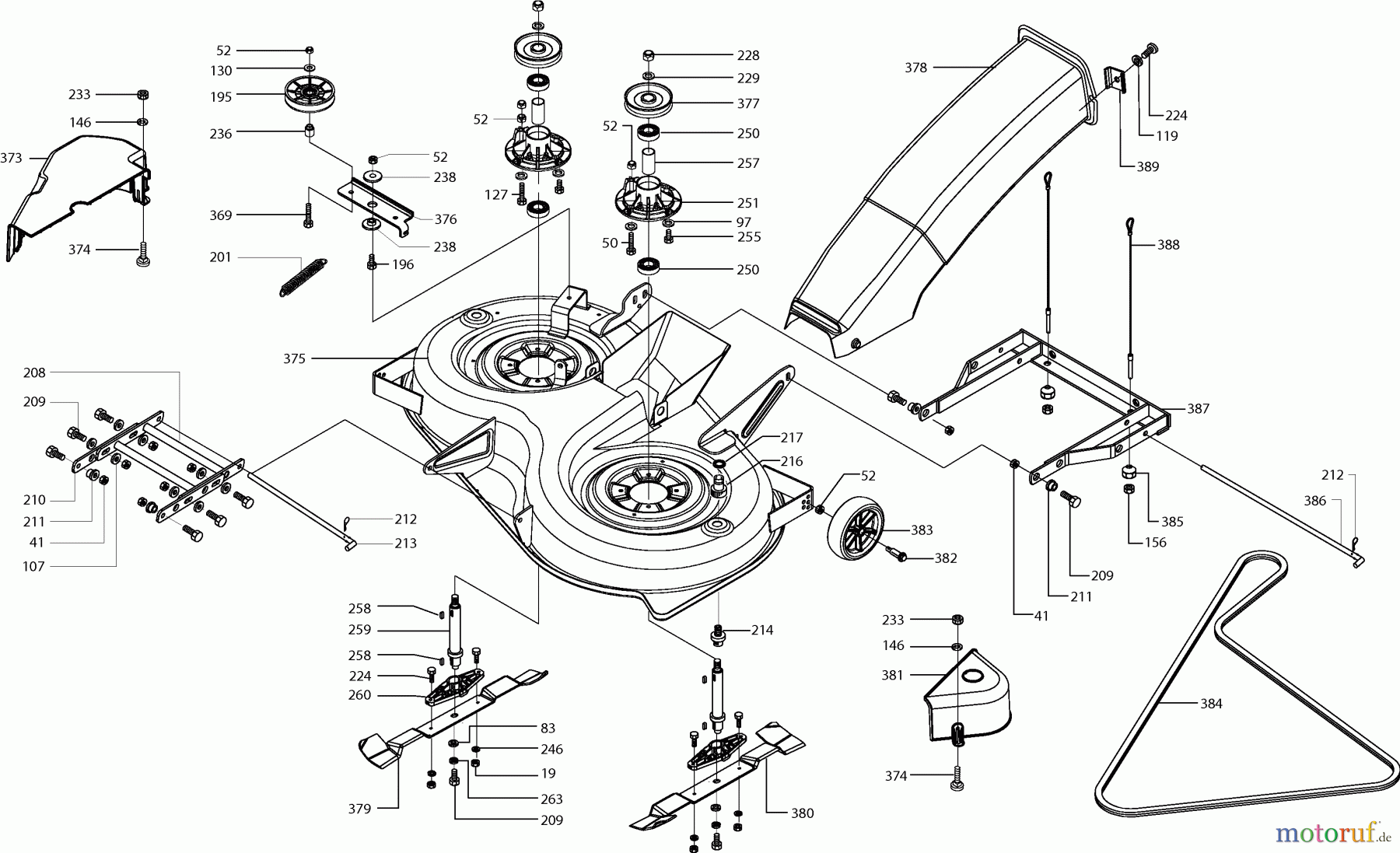 Dolmar Rasentraktoren TM-102.13 TM-102.13 (2001) 7 SCHNEIDWERKZEUG