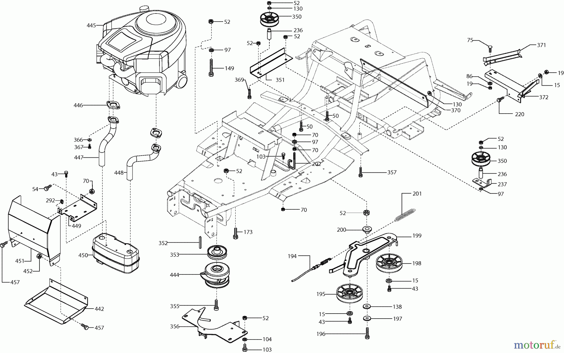 Dolmar Rasentraktoren TM-102.18 H2 TM-102.18 H2 (2003) 4 MOTOR