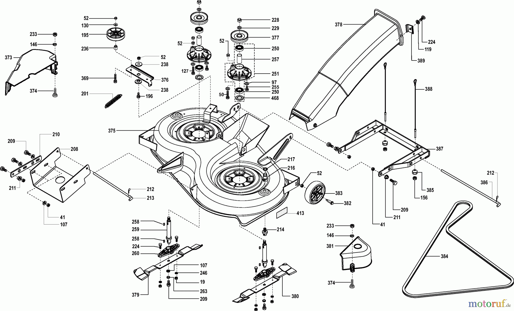 Dolmar Rasentraktoren TM-102.13 TM-102.13 (2005) 7 SCHNEIDWERKZEUG