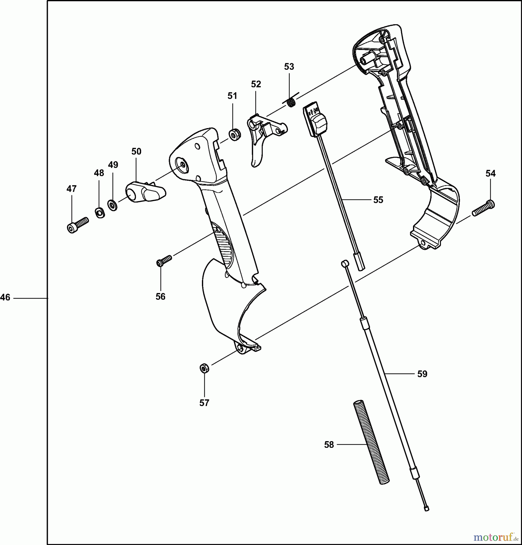 Dolmar Blasgeräte Benzin PB-7600.4 2 Bedienungshandgriff