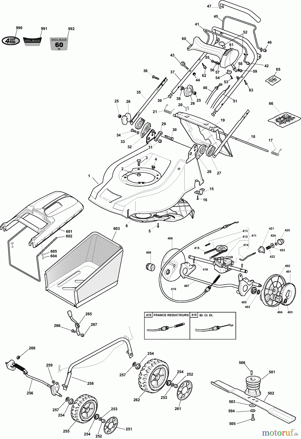 Dolmar Rasenmäher Benzin PM-530 S PM-530 S (2008) 8 PM-530 S