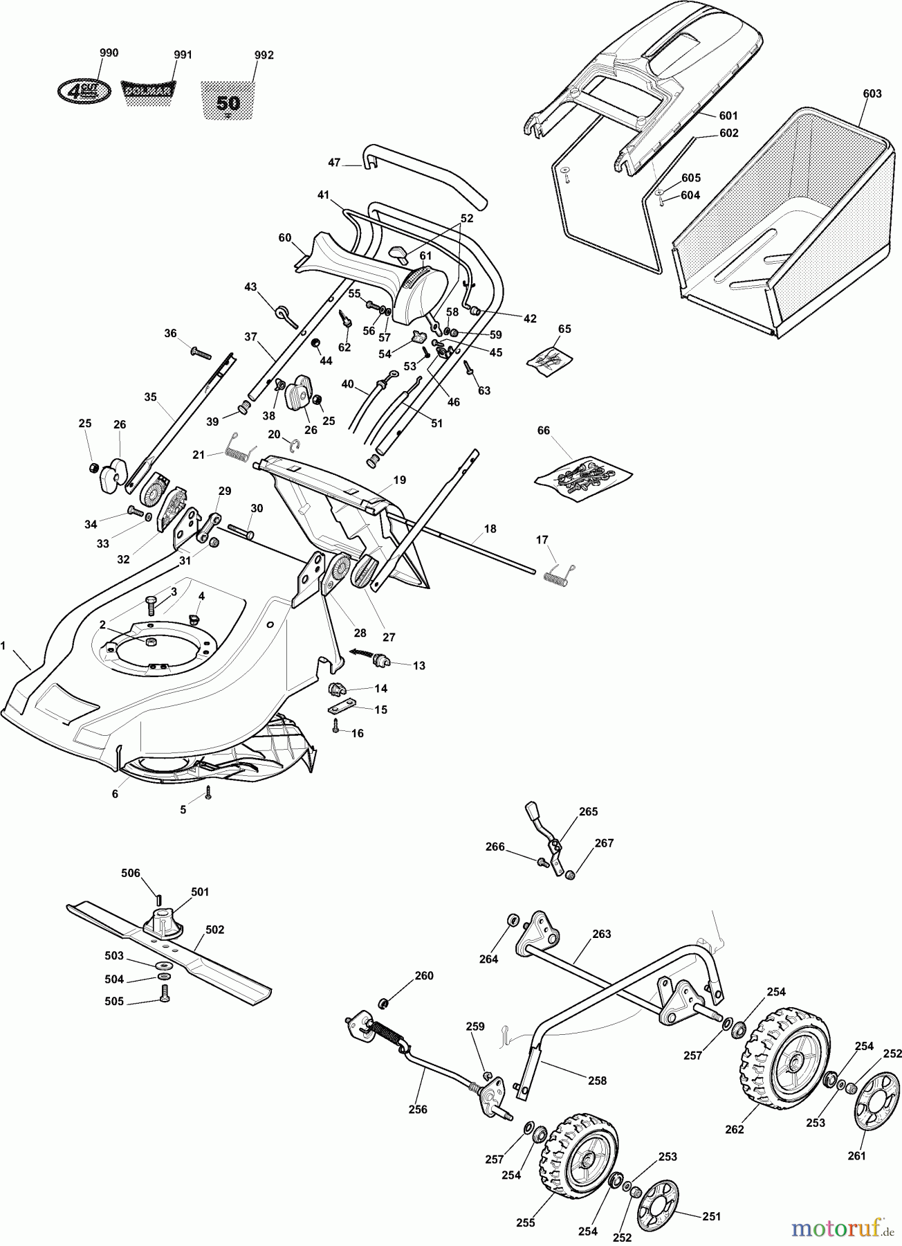 Dolmar Rasenmäher Benzin PM-530 PM-530 (2008) 7 PM-530