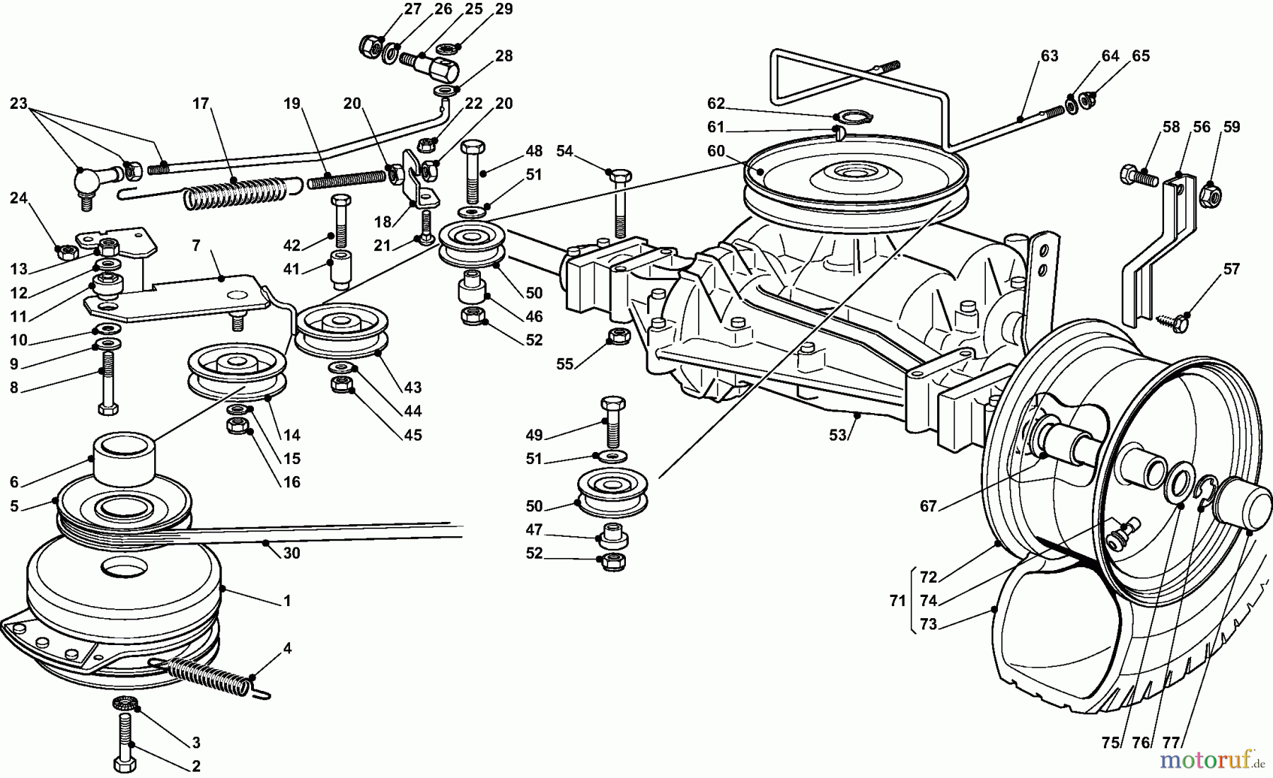 Dolmar Rasentraktoren TM9214 TM-92.14 (2008) 6m Getriebe