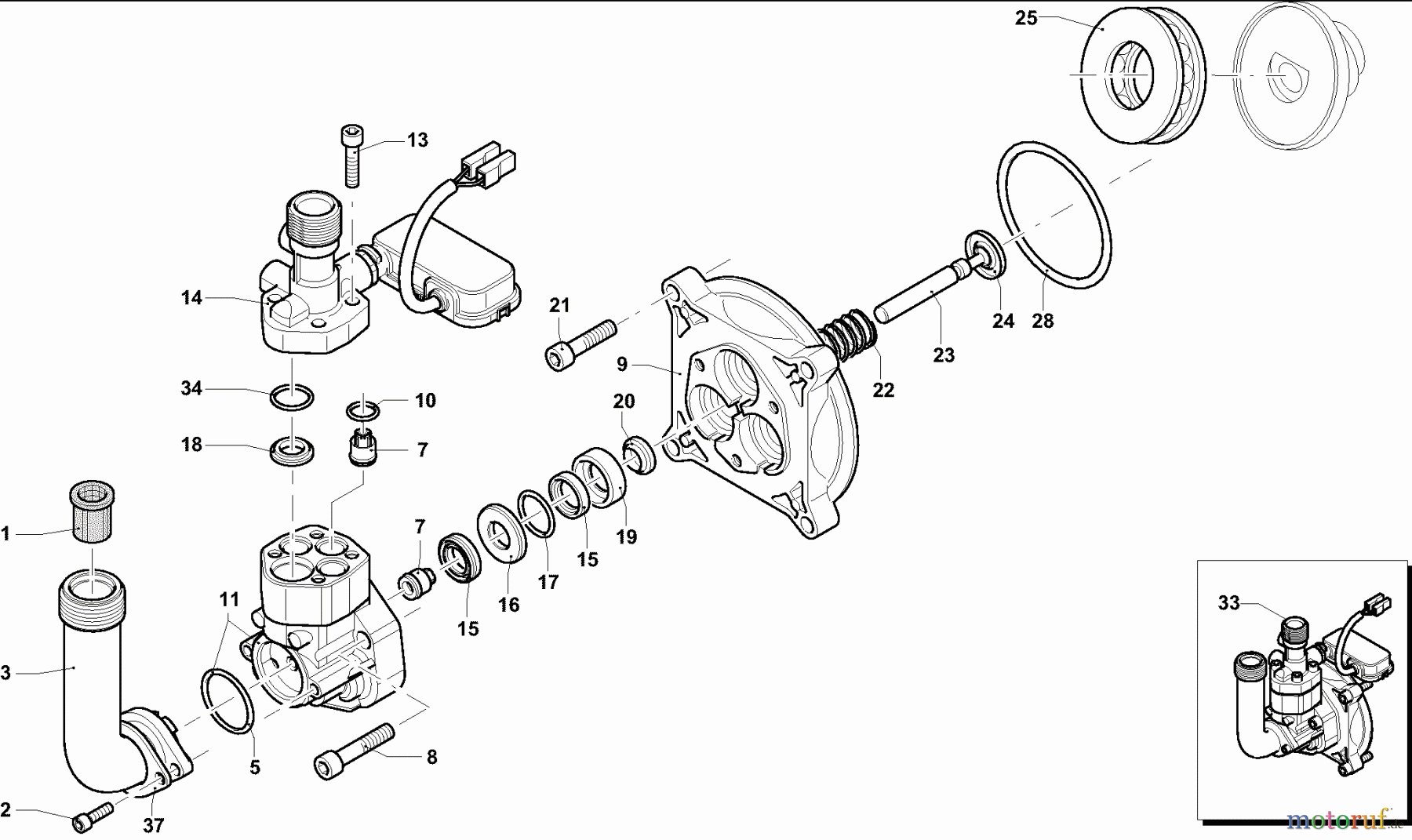 Dolmar Hochdruckreiniger Elektro HP-135 2 Pumpe