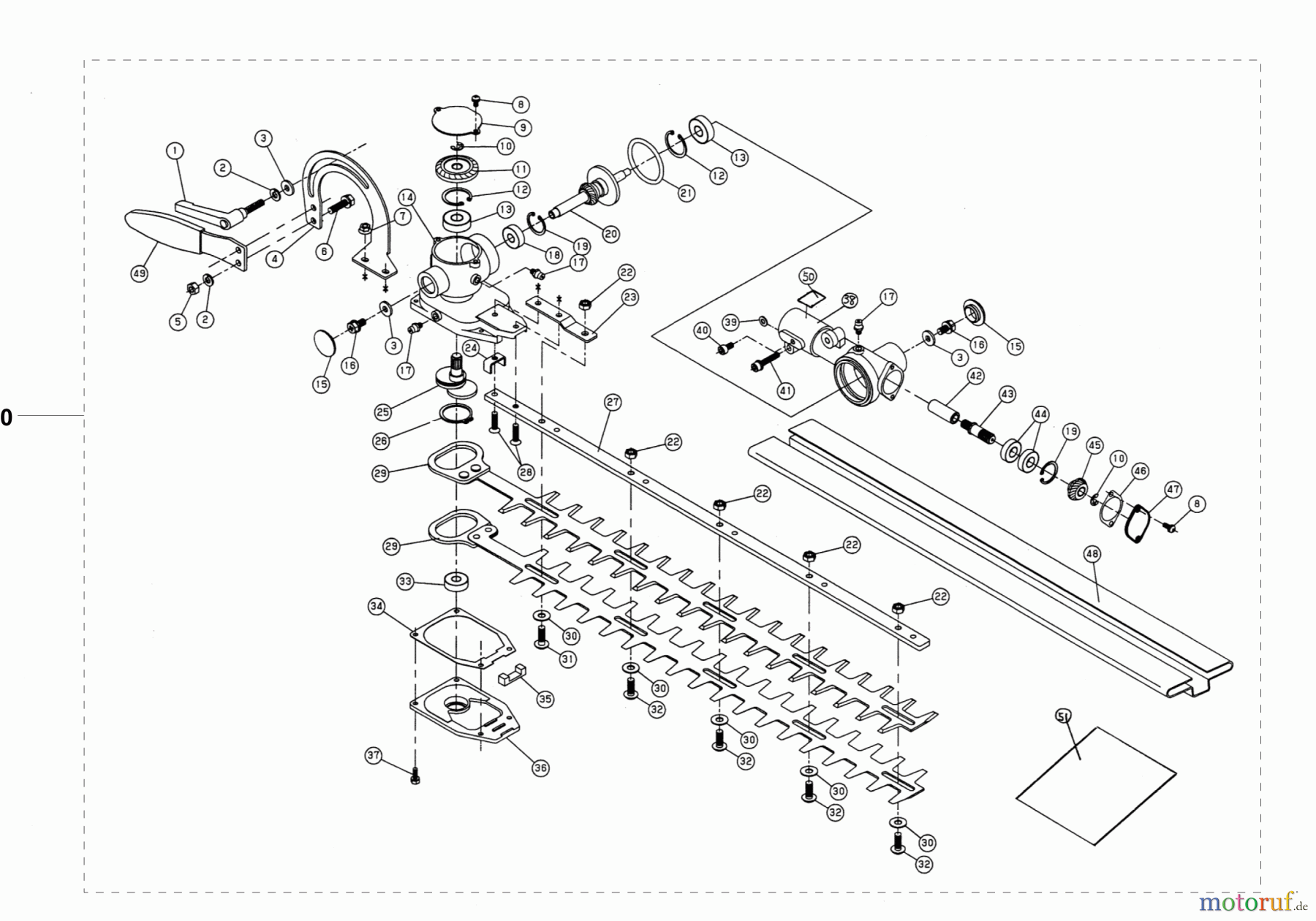  Dolmar Heckenscheren Elektro EH-70 7  Heckenscheren-Vorsatz