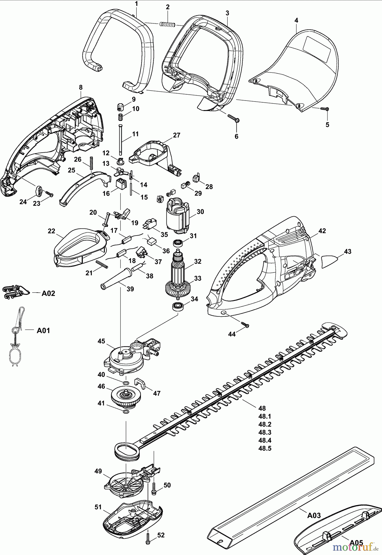  Dolmar Heckenscheren Elektro HT355 2  HT-355