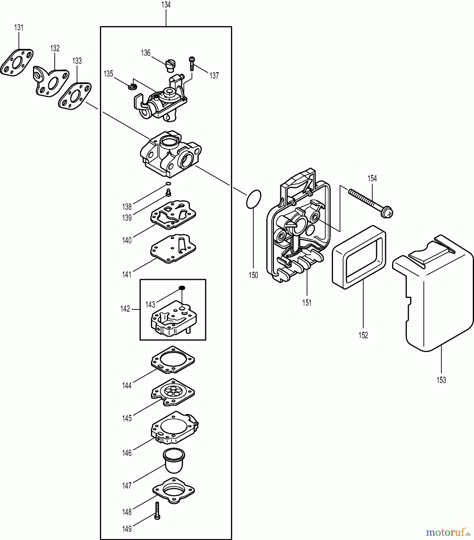 Dolmar Heckenscheren Benzin HT2249D 3 Vergaser, Luftfilter, Zubehör